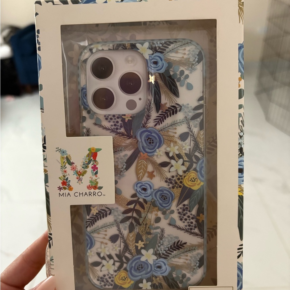 Blue Floral Phone Case